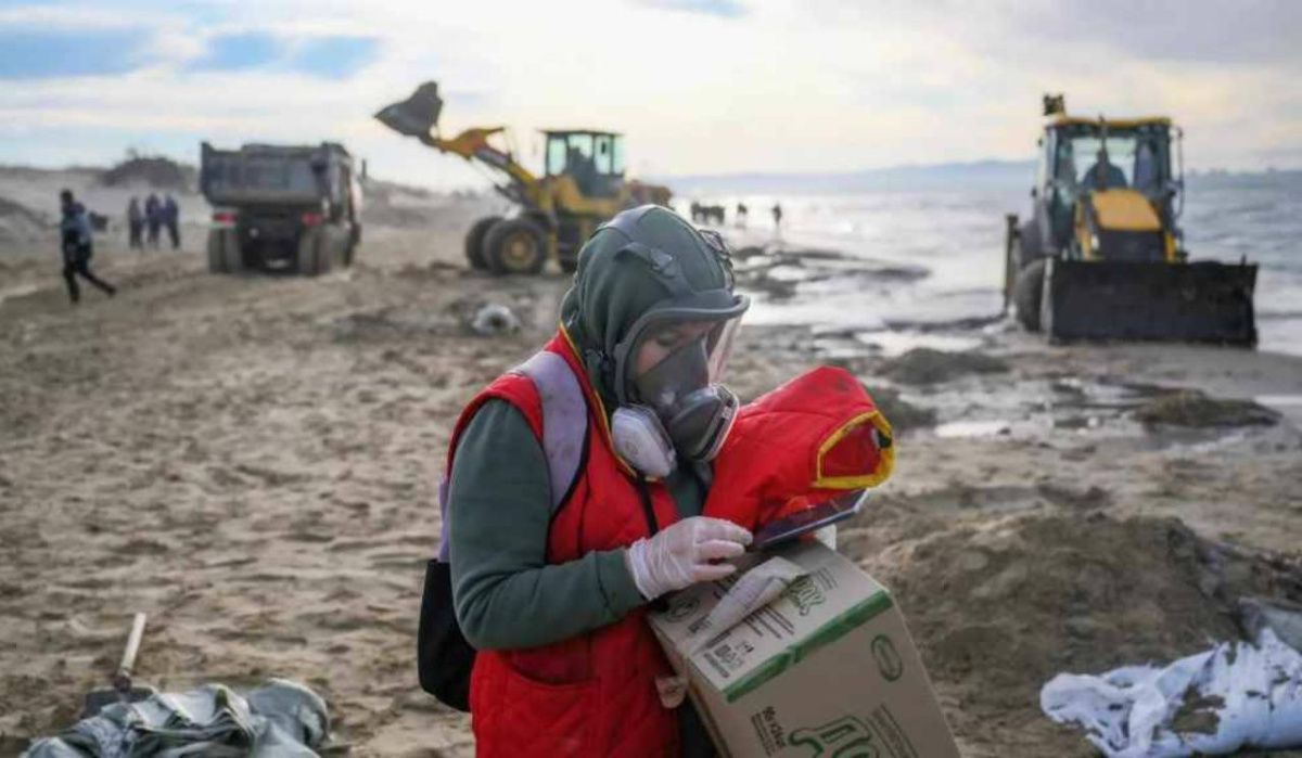 Весь мазут с морского дна собрали у берегов Анапы