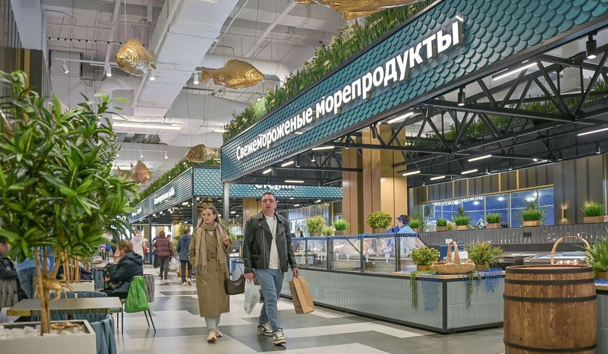 Свежая речная рыба на рынках &quot;Москва - на волне&quot;