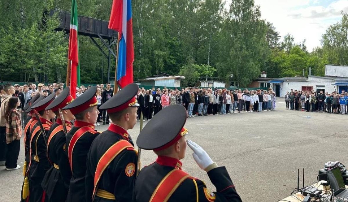 В Татарстане началась военно-патриотическая смена «Время героев»