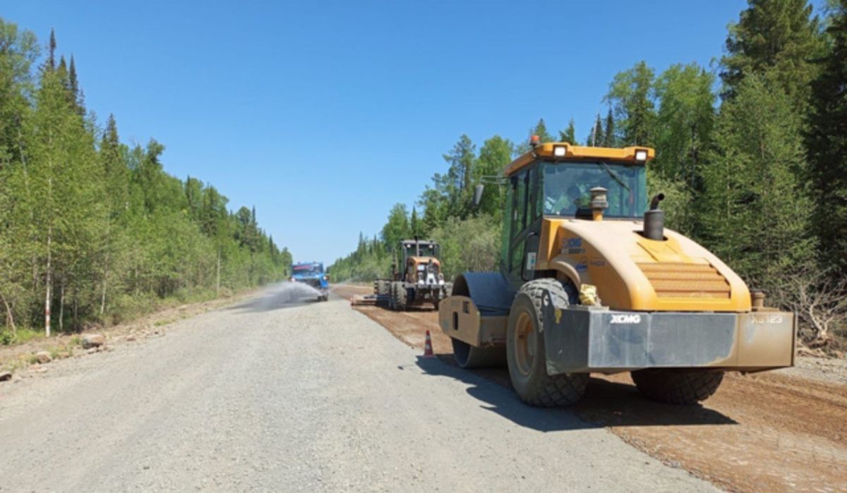 Ремонт дороги и моста на трассе Канск – Абан – Богучаны продолжается