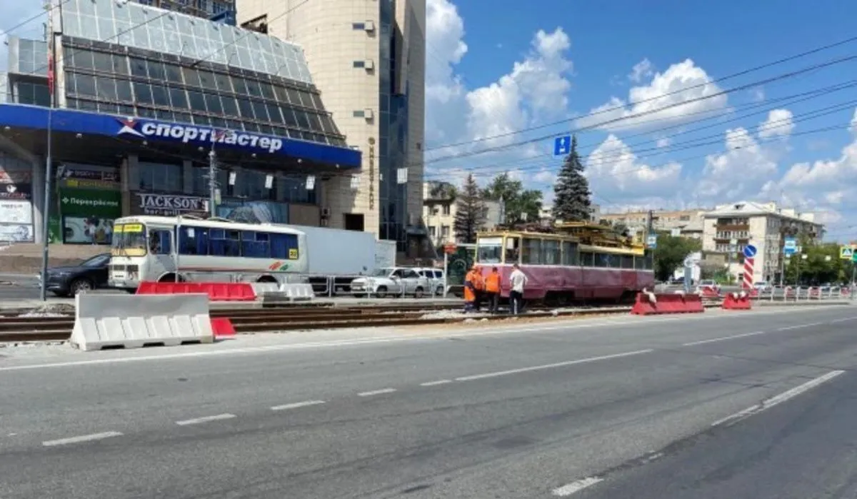 В Челябинске трамвай № 20 на два месяца изменит маршрут